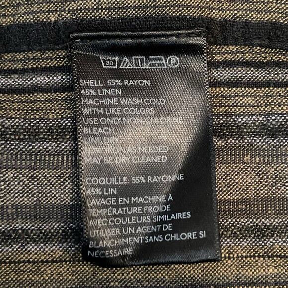 Urban Outfitters BDG Multicolor Stripe Oversized Lagenlook Hooded Jacket Size S - Picture 12 of 12